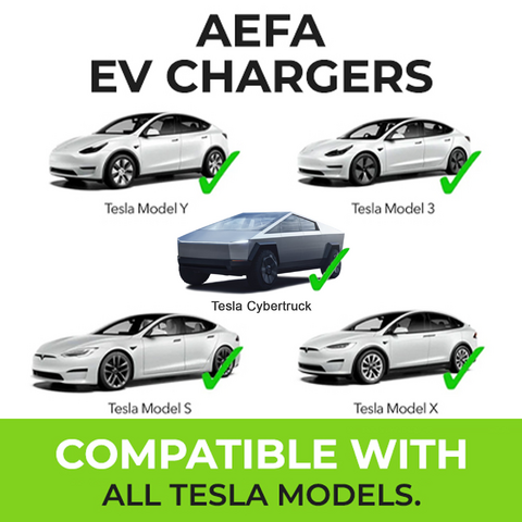 aefa ev chargers compatible with tesla models